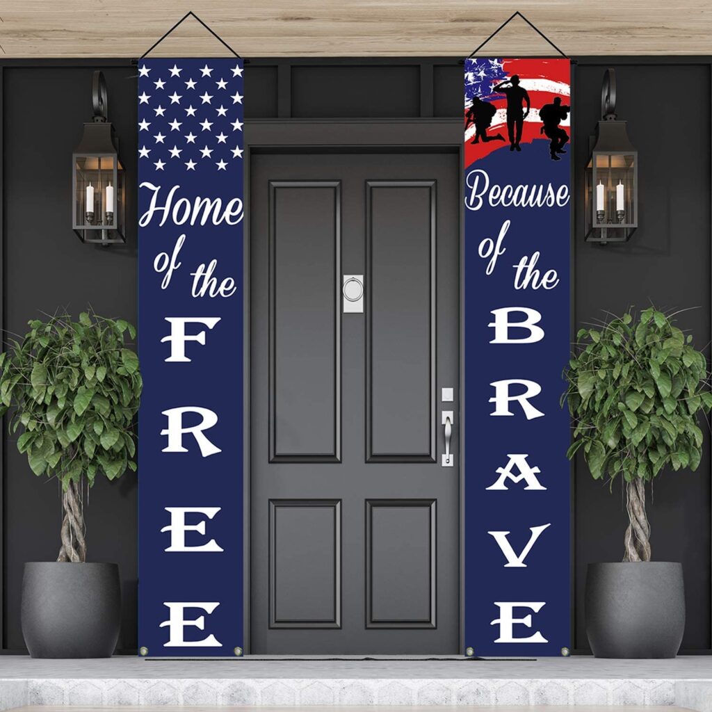 Patriotic Porch Banner